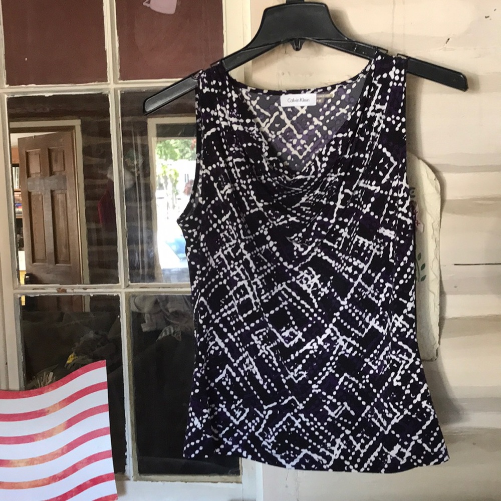 Calvin Klein Petite Medium sleeveless shirt.